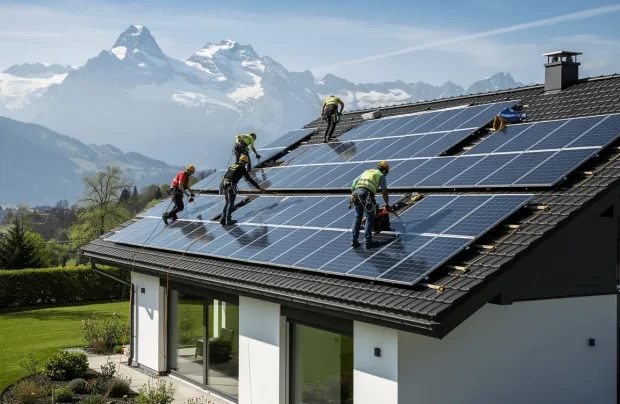 installation-de-panneaux-solaires-en-Suisse